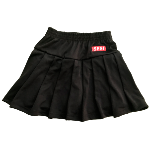 short saia com pregas sesi adulto