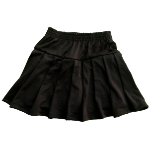 short saia com pregas adulto